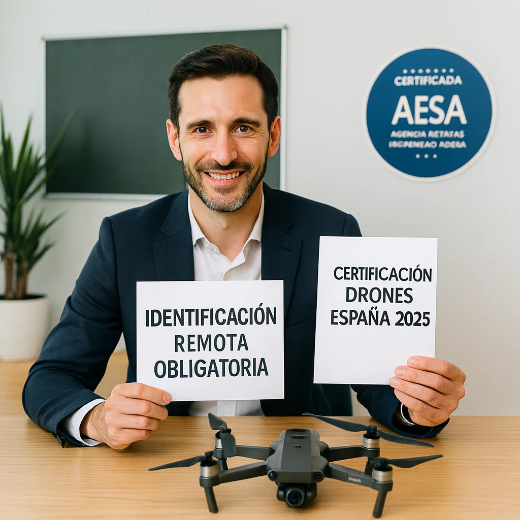 Normativa Drones 2026 España: Identificación Remota Obligatoria y Nuevas Certificaciones AESA