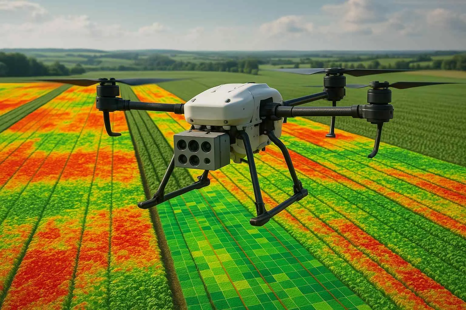 Análisis Multiespectral con Drones en Agricultura