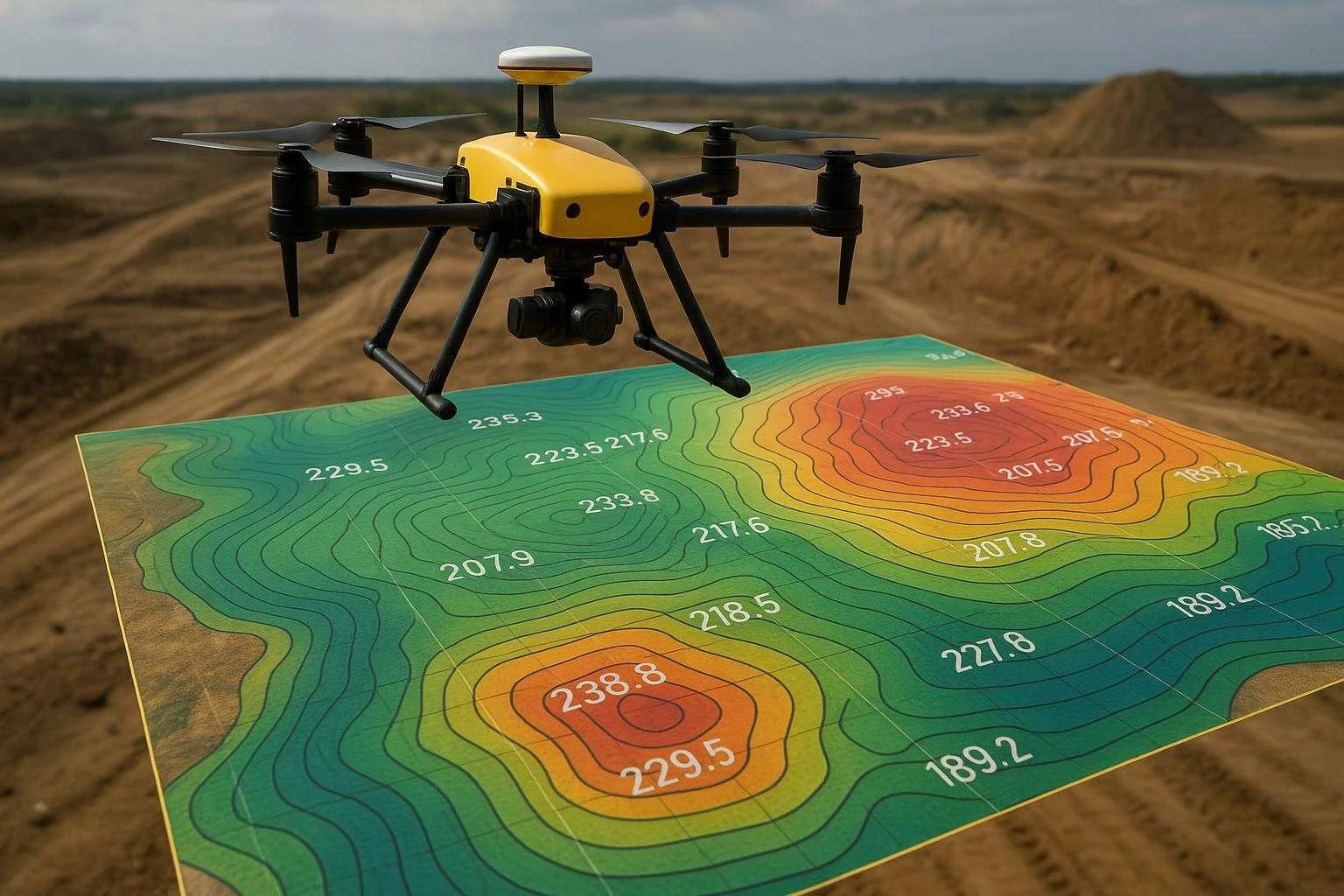 Cartografía drones topografía