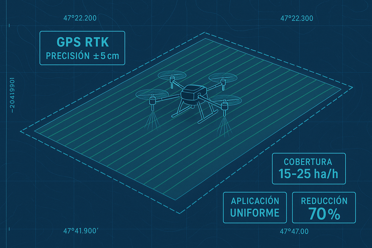 Tecnología LiDAR y sensores avanzados en drones agrícolas
