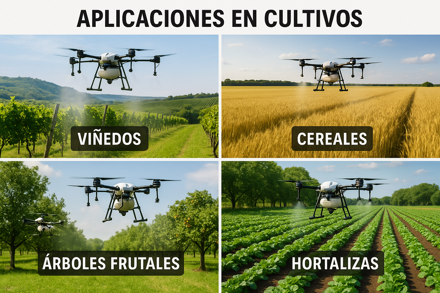 Mapeo y cartografía de campos agrícolas con drones