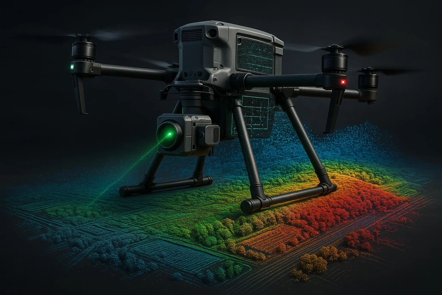 Sensores multiespectrales para drones agrícolas