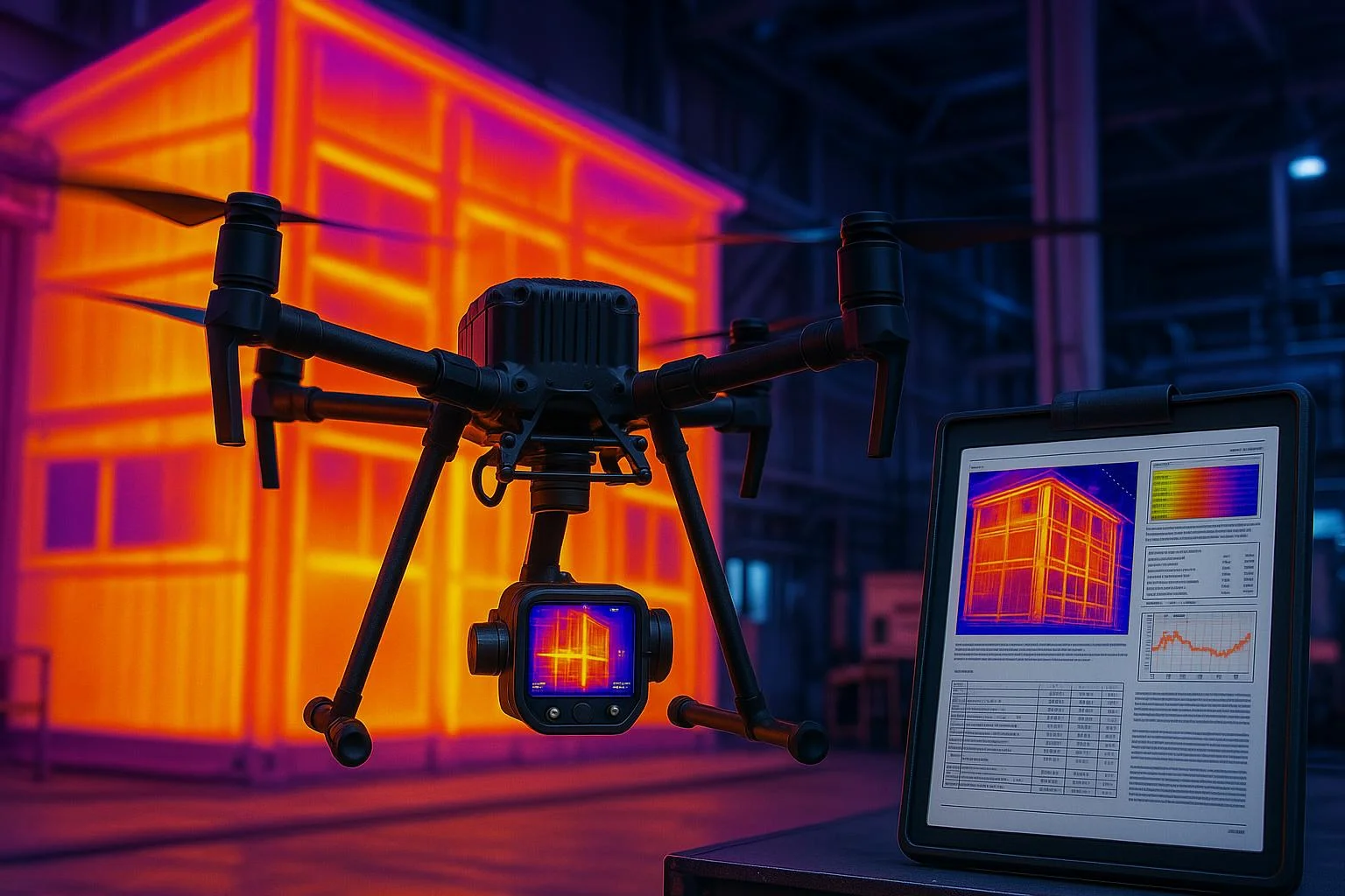 Termografía con drones aplicaciones