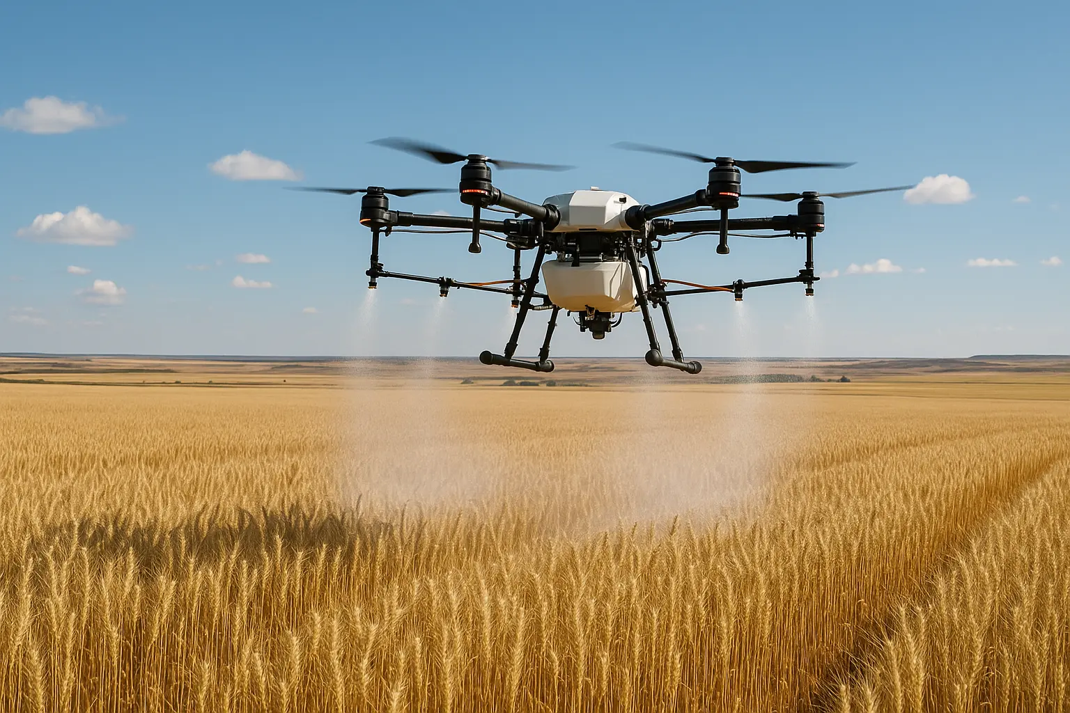 Fumigación fitosanitaria con drones en León - Tratamiento de cereales, legumbres, forrajes