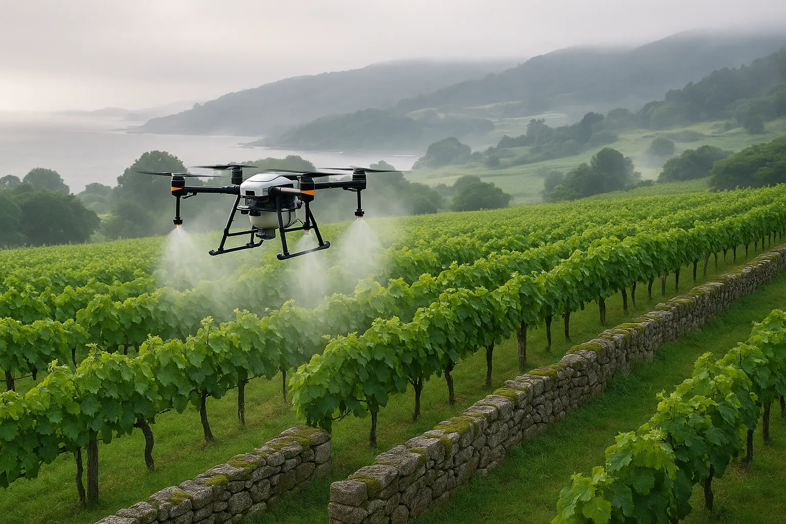 Fumigación fitosanitaria con drones en Lugo - Tratamiento de maíz, patata, forrajes